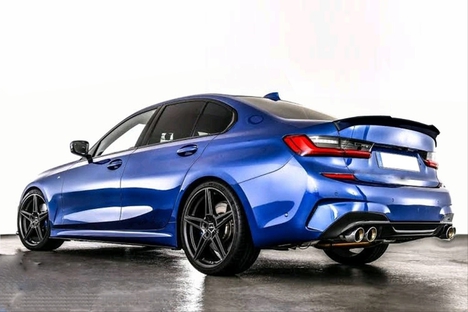 BMW 3 SERISI G20 2019+ IÇIN UYUMLU PSM SPOILER - PIANO BLACK (PARLAK SIYAH)